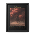 "Defiance" - Roman Gladiator Themed Art Framed Canvas | Rebellious Wall Art