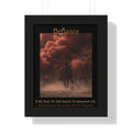 "Defiance" - Roman Gladiator Themed  Art Framed Poster | Bold Statement Wall Art